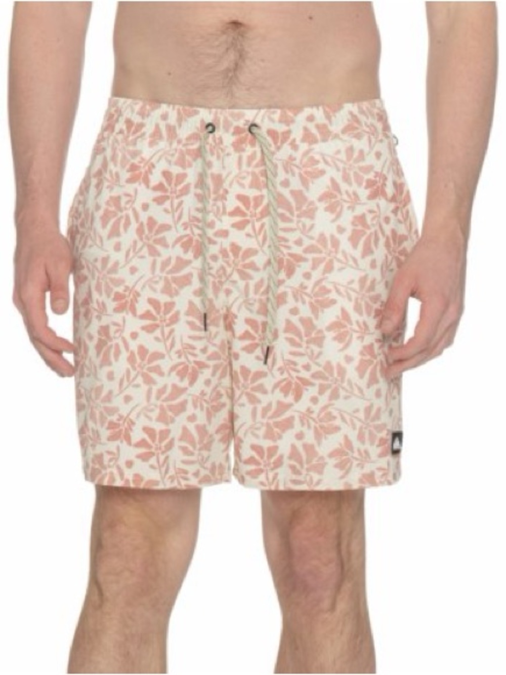 Quiksilver Cream & Pink Floral Board Shorts - Picture 13 of 13